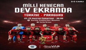 Cumhuriyetin kalesi Şarköy’ümüzde, milli heyecan dev ekranda...